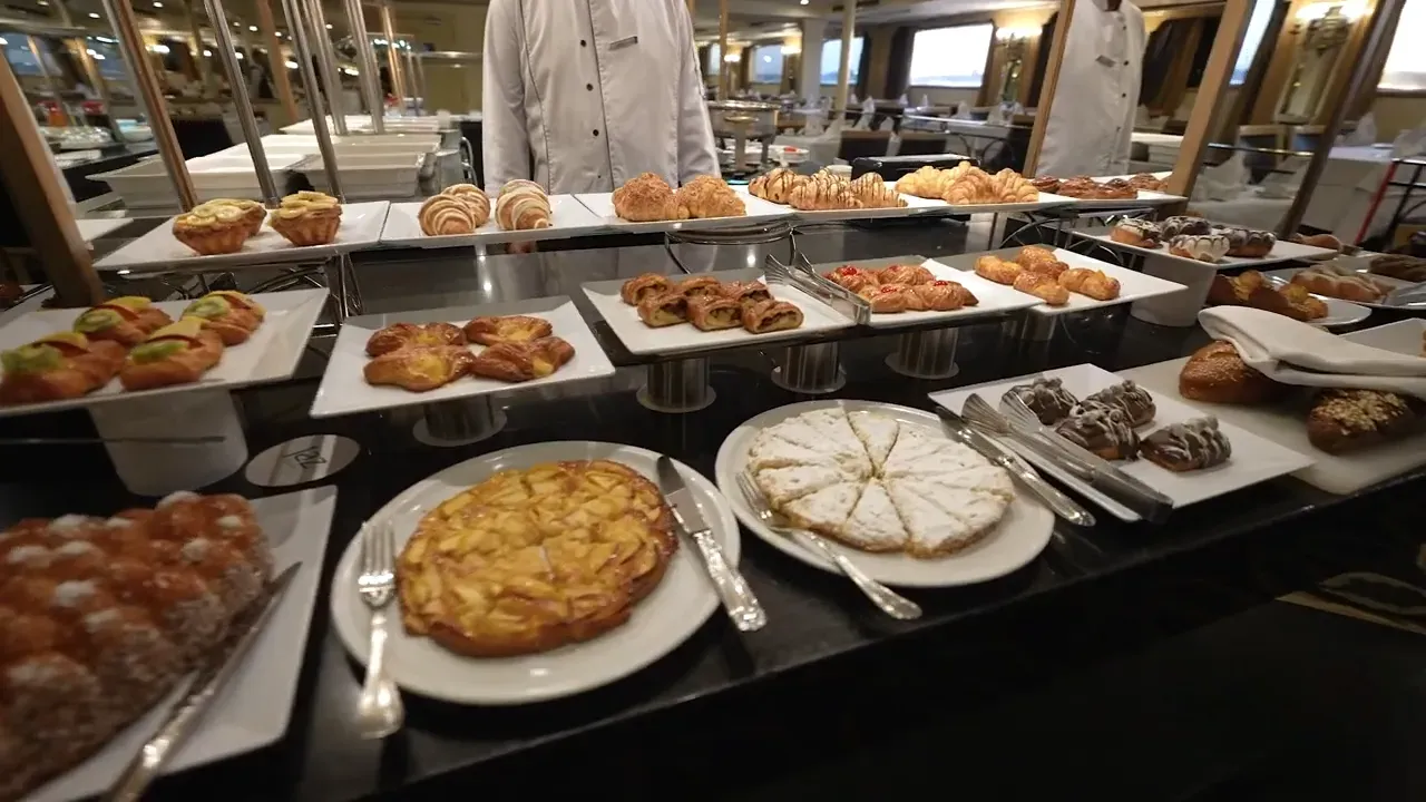 Restaurant aboard the JAZ Crown Prince Nile Cruise Nile cruise